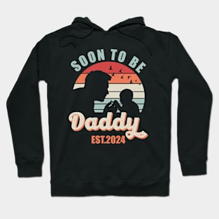 Soon To Be Daddy Est 2024 Father's Day First Time Daddy Hoodie